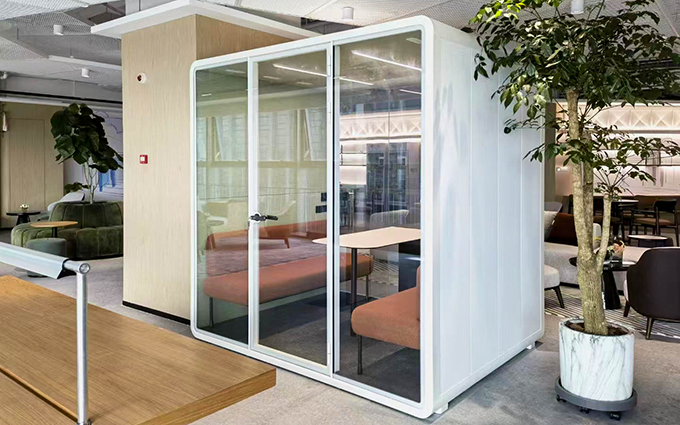 Aktueller Firmenfall über Gree Commercial Building Open Space Soundproof Booth