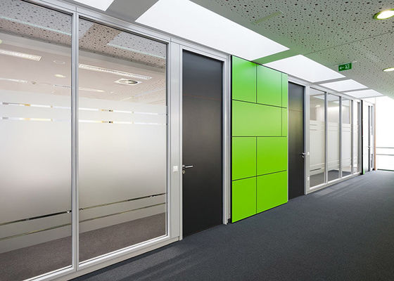Frosted Glass Partition Wall Office Customized Style Privacy With Artistic Elegance