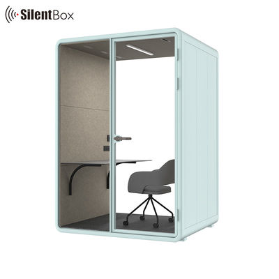 High End Acoustic Silence Soundproof Booth Two Person Private Meeting Pod with 12V-USB