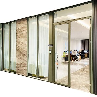 Fluted Glass Wall Partition Office Decorative Glass Panel