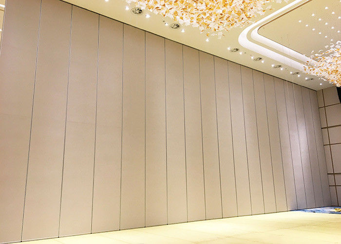 Hotel Banquet Acoustic Folding Wall Partition Panel Fire Rated Fabric With STC 45db RW