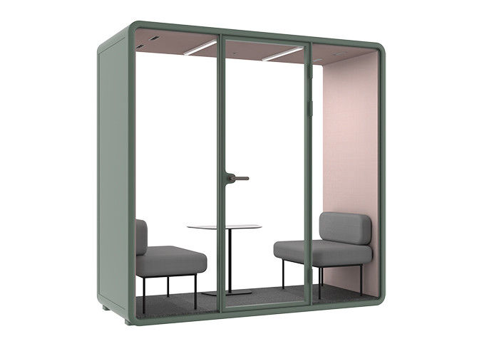 NEW Movable Soundproof Office Pod Phone Booth Acoustic Office Vocal Recording Pod for Office & Warehouse