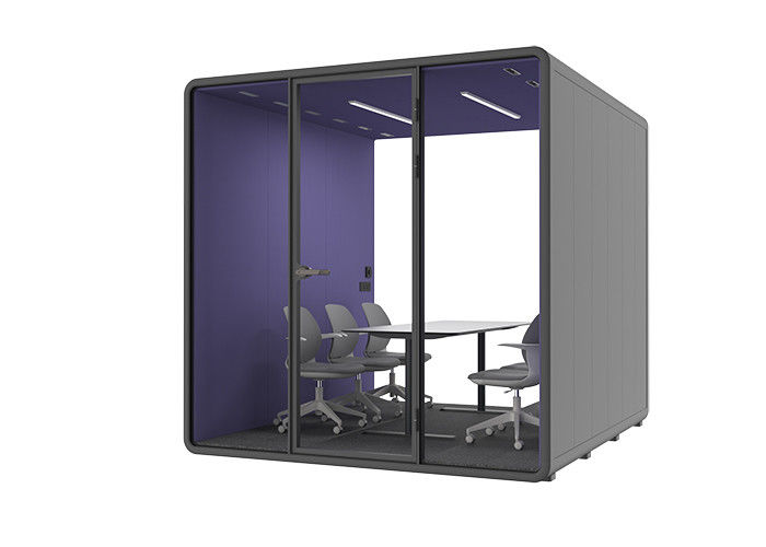 Acoustic Sound Booth For Council Chamber Easy Assembled Safety Office Silent Pods