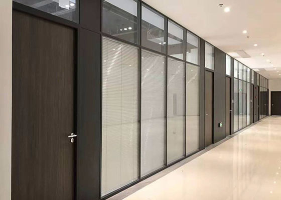 Vorgefertigte, abnehmbare, aus Glas gefertigte Bürodelungen