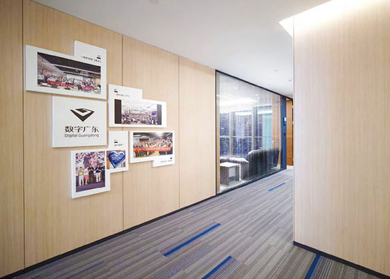 Festplattenwand mit Melamin-Türen, Stahltüren, Glaswandwandwand für Büroräume