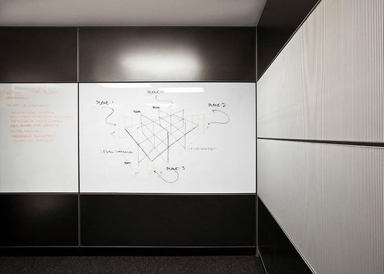 3 mm Dicke Aluminiumrahmen Massiv-Alle-Stahl-Büro-Trennwand für Geschäftsräume