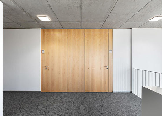 Massivwand Trennwand akustische Filz 45db+- Lärm reduzieren Stahlplatte Melaminkarton weiße Farbe