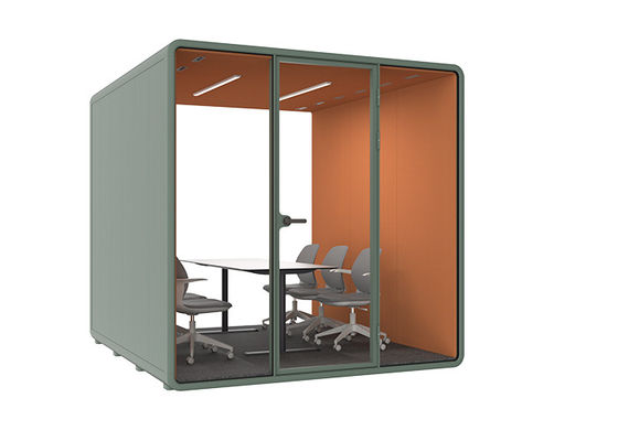 Bewegliche schalldichte Telefonzelle mit Lüftungssystem und Schalldichte unter 30 dB für die Privatsphäre des Büros
